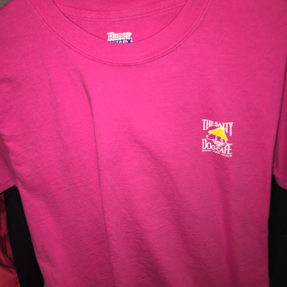 Pink salty dog shirt size small
